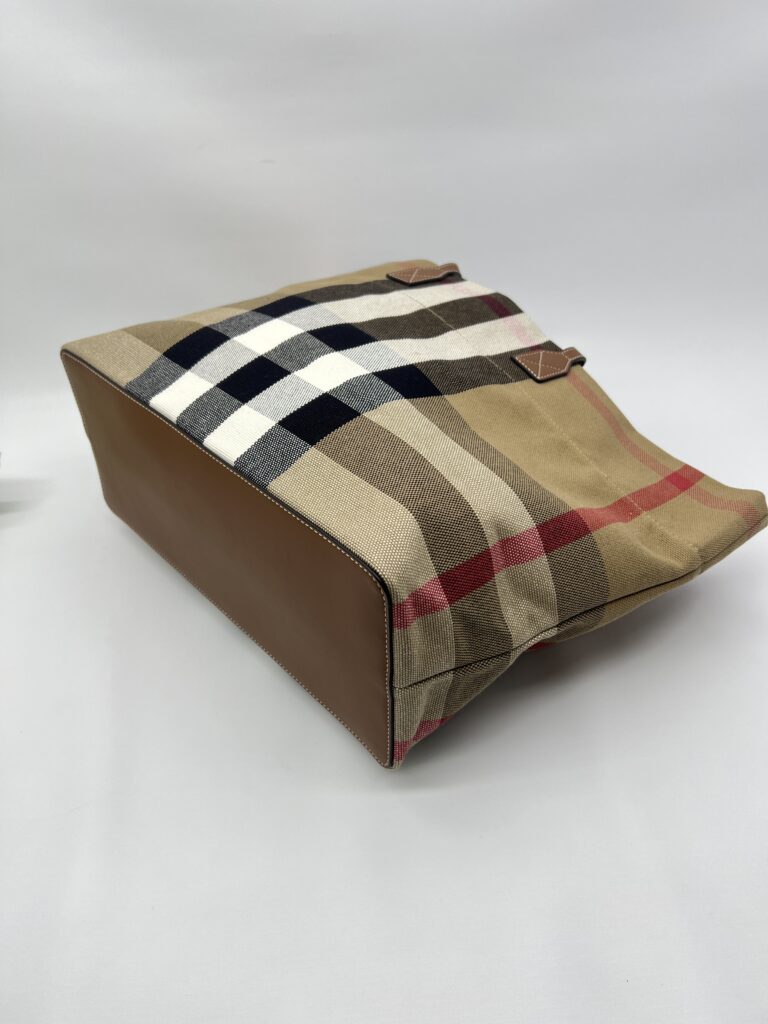 Burberry Tote Bag Taupe Brown