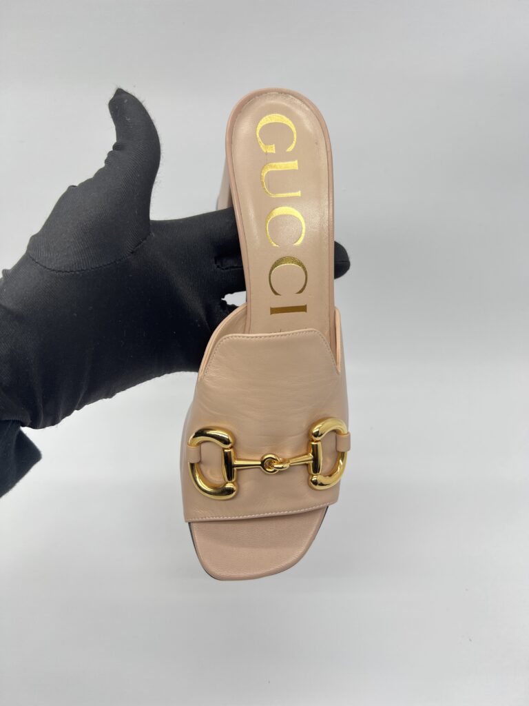 Gucci Horsebit Pump Nude Pink