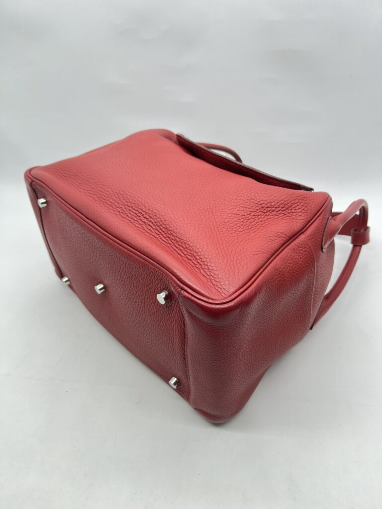 Hermes Lindy 34 Clemence Rouge Casaque PHW