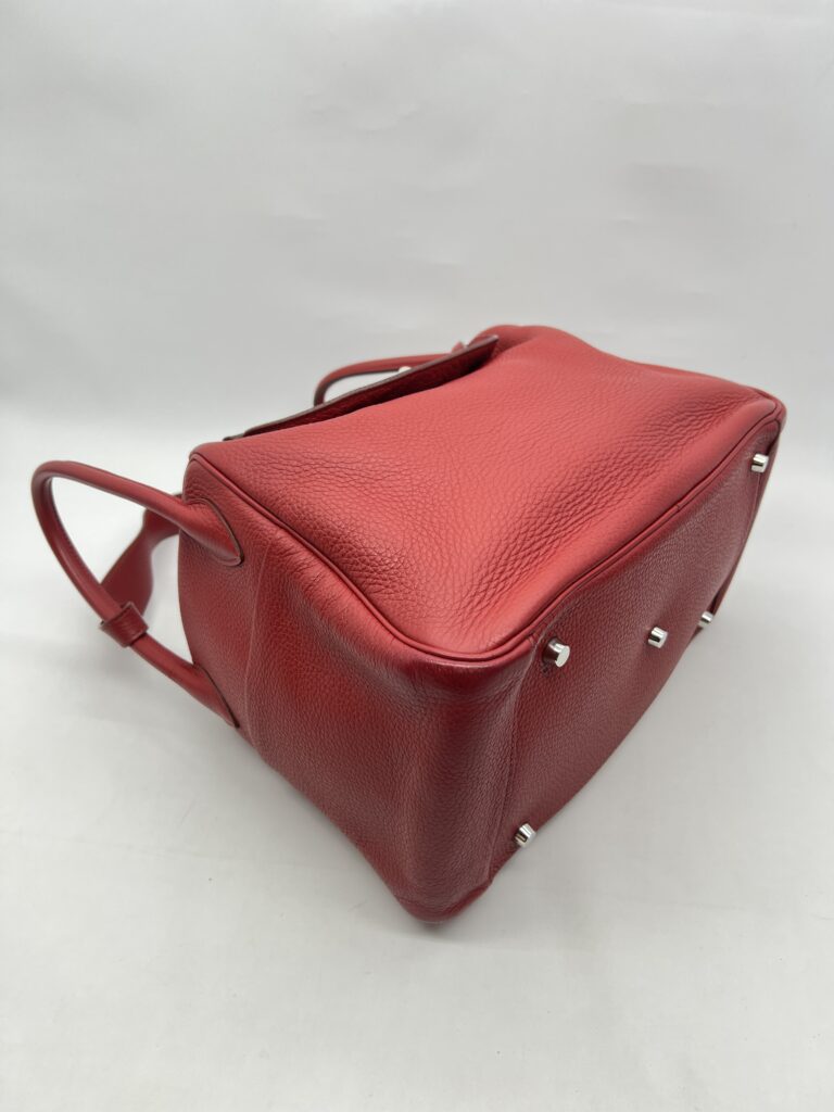 Hermes Lindy 34 Clemence Rouge Casaque PHW