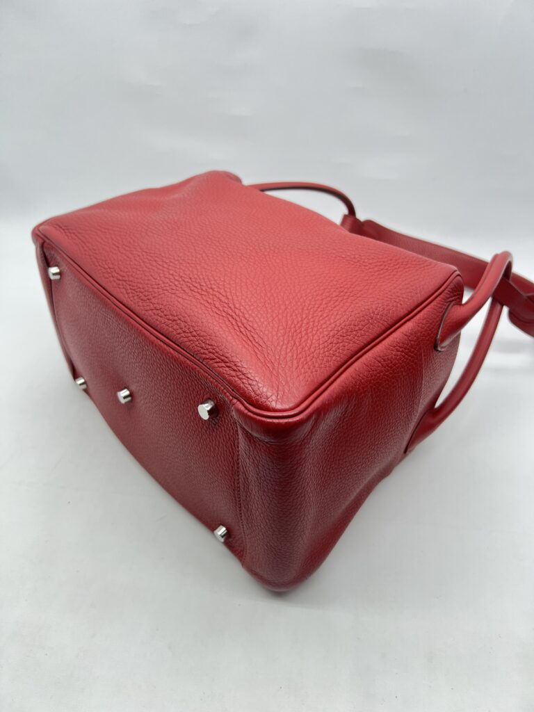 Hermes Lindy 34 Clemence Rouge Casaque PHW