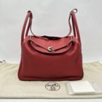 Hermes Lindy 34 Clemence Rouge Casaque PHW