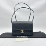 Chanel C26 Small Preppy Long Caviar Black GHW