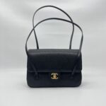 Chanel C26 Small Preppy Long Caviar Black GHW