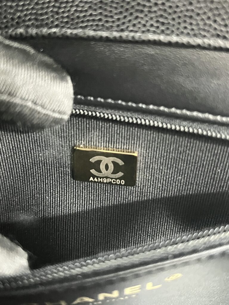 Chanel C26 Small Preppy Long Caviar Black GHW