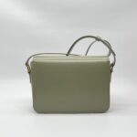 Celine Teen Triomphe Bag Green Clay GHW
