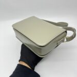 Celine Teen Triomphe Bag Green Clay GHW
