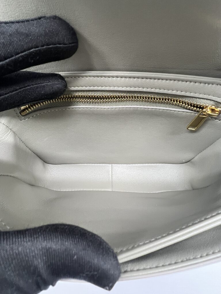 Celine Teen Triomphe Bag Green Clay GHW