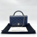 Chanel Wallet On Chain Top Navy GHW