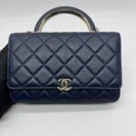 Chanel Wallet On Chain Top Navy GHW
