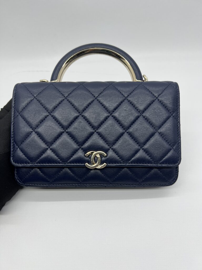 Chanel Wallet On Chain Top Navy GHW