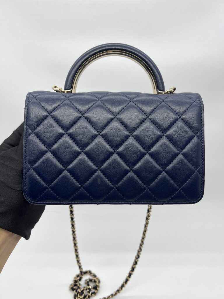Chanel Wallet On Chain Top Navy GHW
