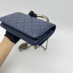 Chanel Wallet On Chain Top Navy GHW