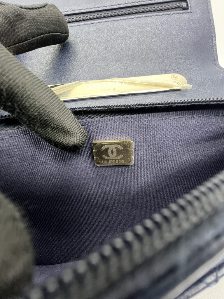Chanel Wallet On Chain Top Navy GHW