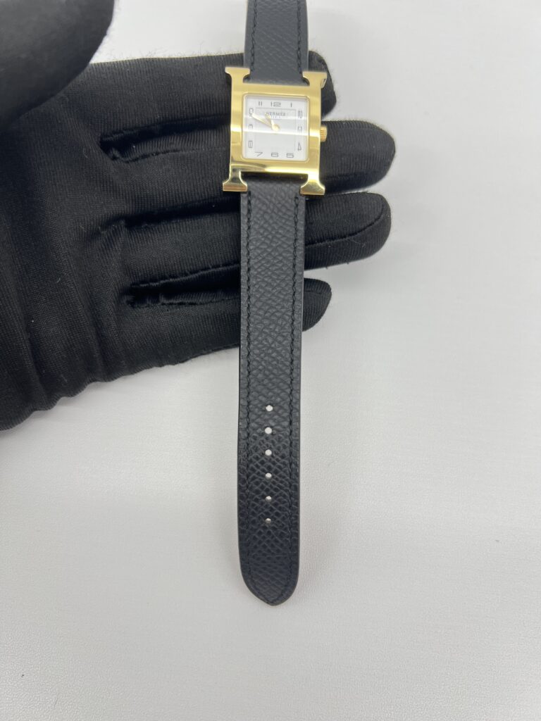 Hermes H-Hour Small Epsom Black GHW