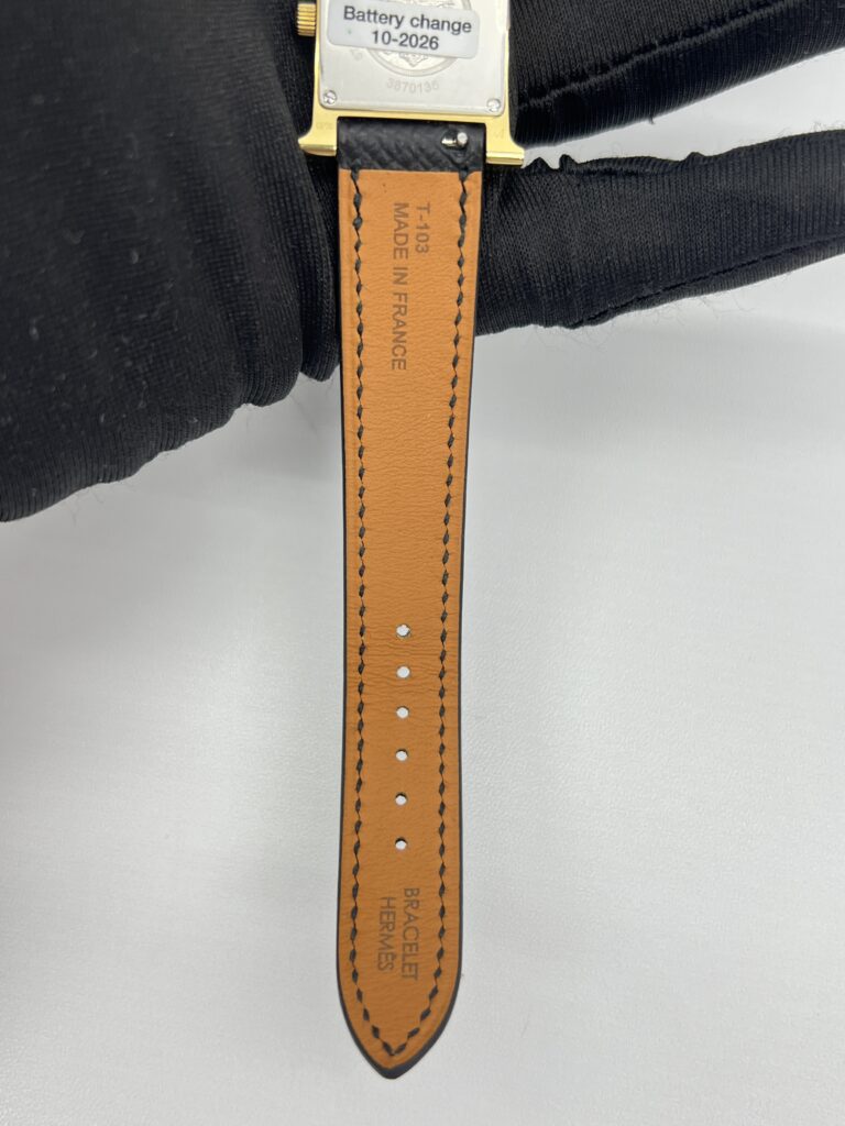 Hermes H-Hour Small Epsom Black GHW