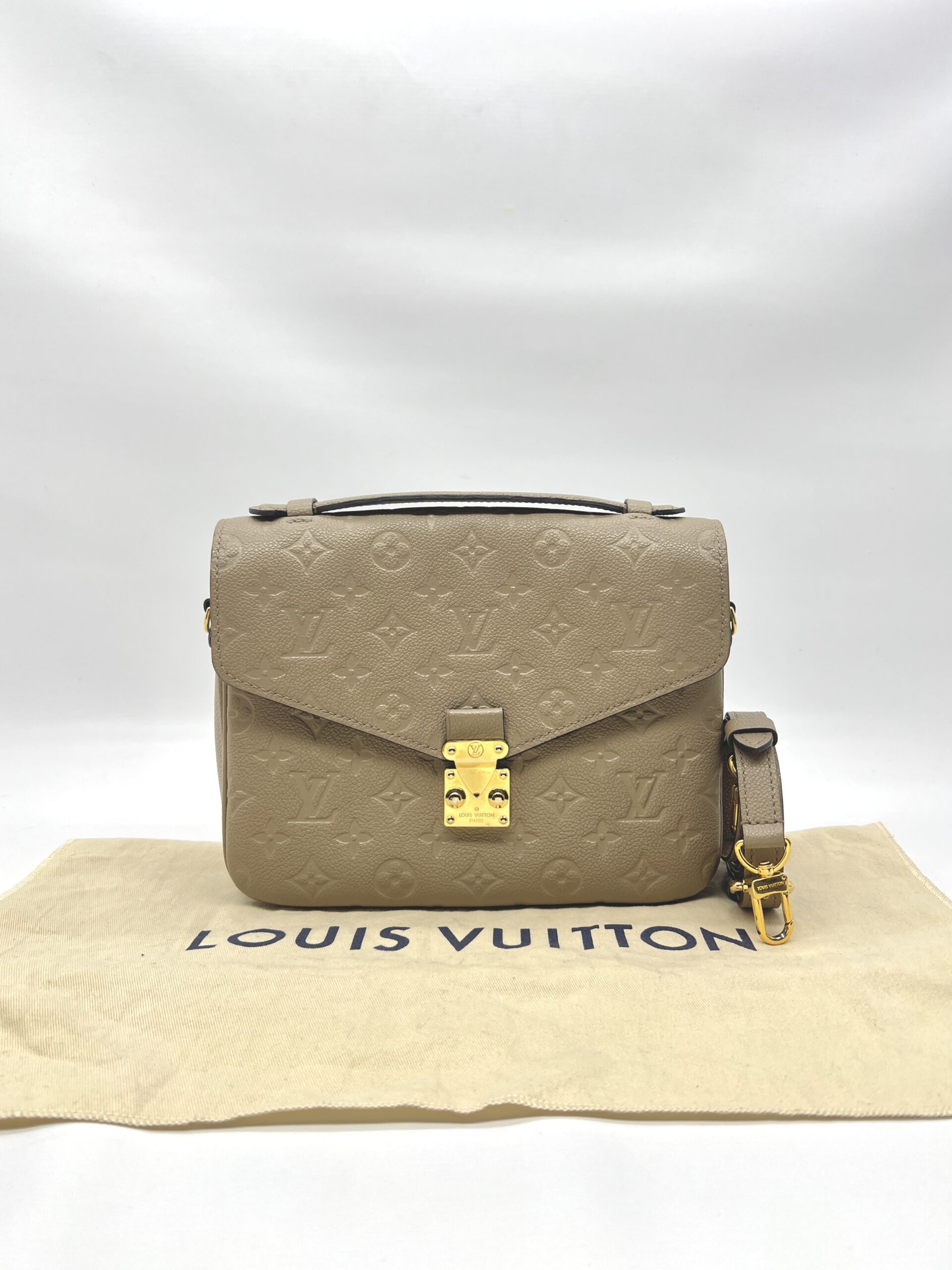 Louis Vuitton Metis MM Monogram Empriente Tourterelle