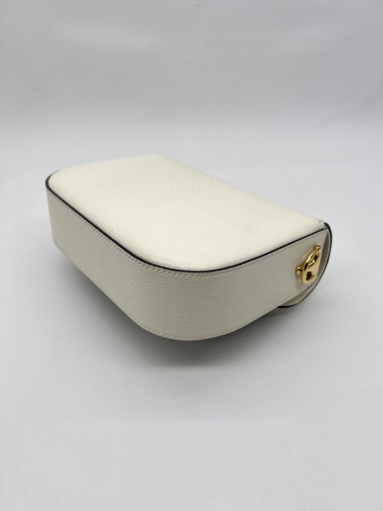 Gucci Horsebit Mini Bag X Adidas Leather White Black GHW