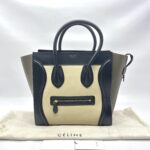 Celine Mini Luggage Multicolor Olive Black GHW
