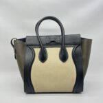 Celine Mini Luggage Multicolor Olive Black GHW