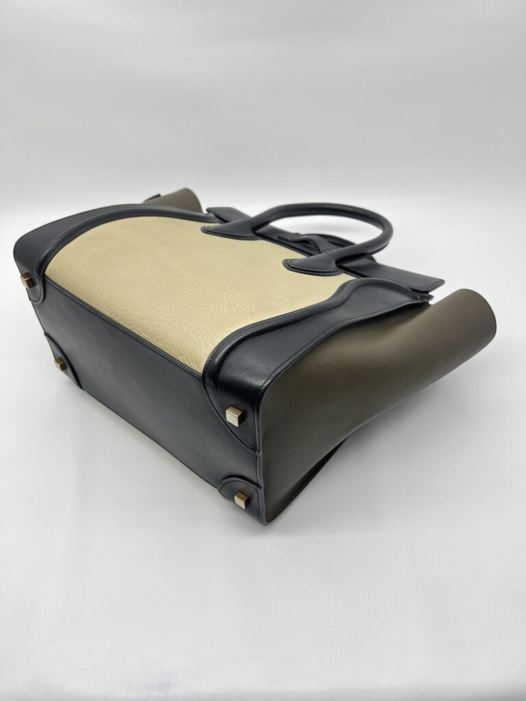 Celine Mini Luggage Multicolor Olive Black GHW