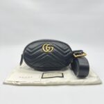 Gucci Marmont Belt Bag Black GHW