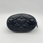 Gucci Marmont Belt Bag Black GHW