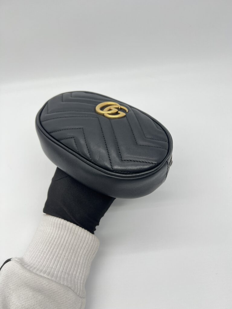 Gucci Marmont Belt Bag Black GHW