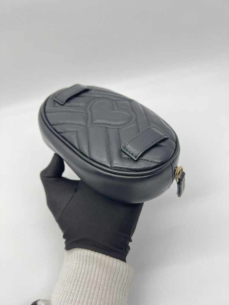 Gucci Marmont Belt Bag Black GHW
