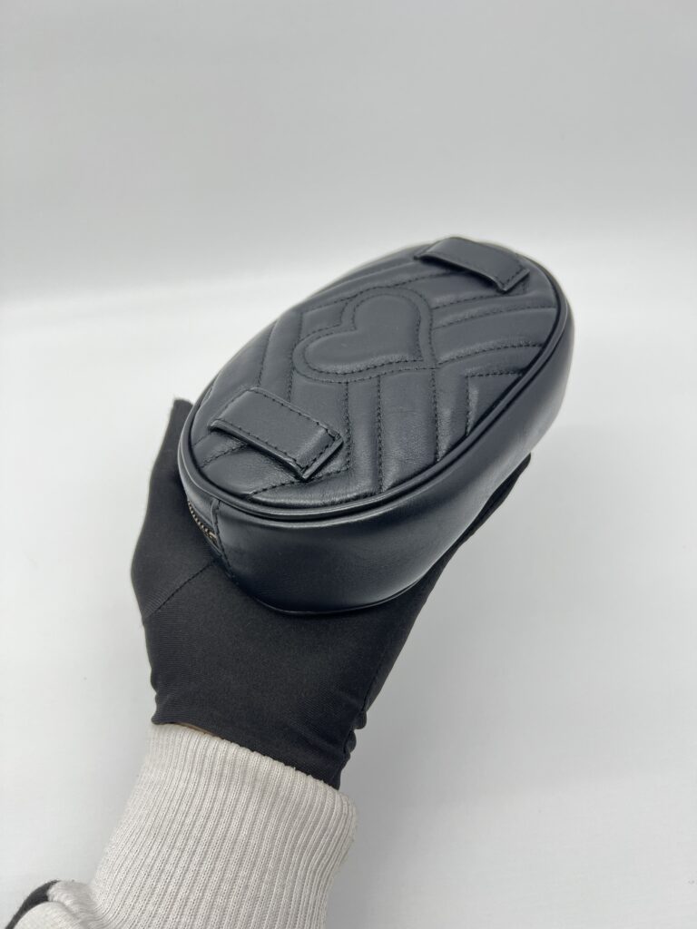 Gucci Marmont Belt Bag Black GHW