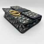 Dior Montaigne 30 Canvas Blue Oblique