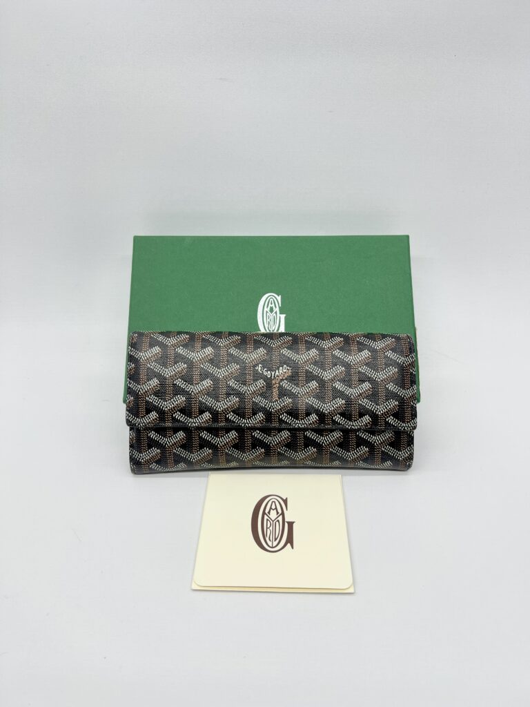 Goyard Varenne Long Wallet Black