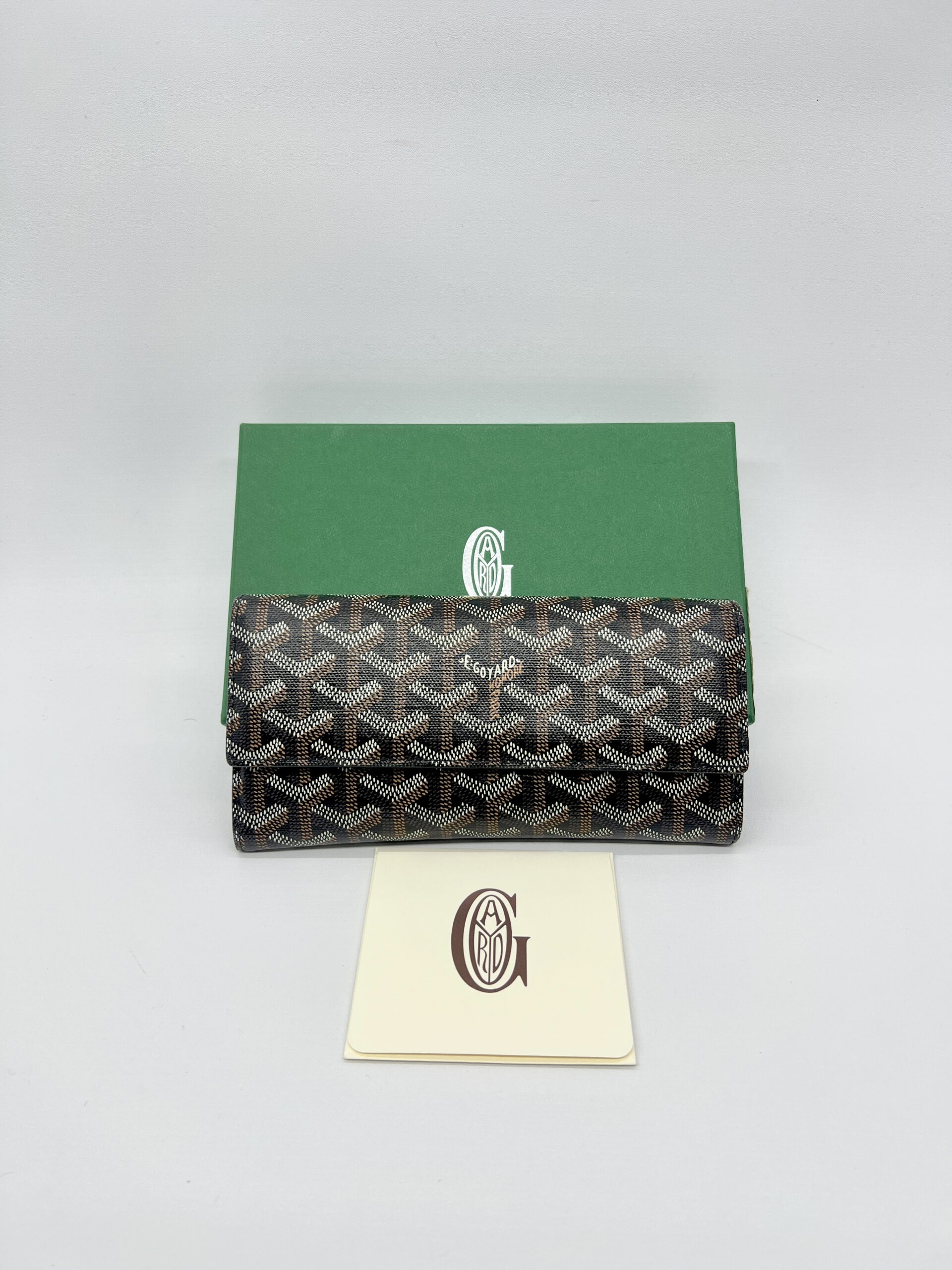 Goyard Varenne Long Wallet Black