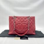 Chanel GST Caviar Red SHW