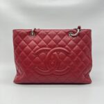 Chanel GST Caviar Red SHW
