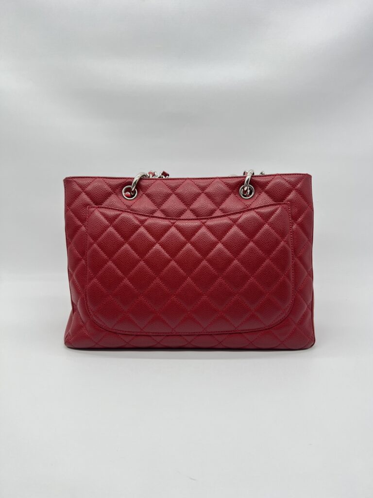Chanel GST Caviar Red SHW
