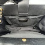 Chanel Accordion Chain Bag Lambskin Black GHW
