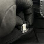 Chanel Accordion Chain Bag Lambskin Black GHW