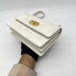 Dior Mini Miss Caro Lambskin White GHW