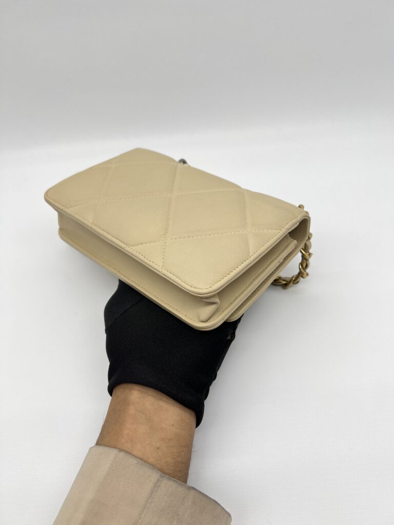 Chanel C19 WOC Lambskin Nude GHW