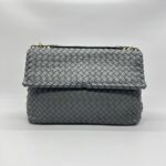 Bottega Veneta Olimpia Medium Grey GHW