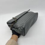 Bottega Veneta Olimpia Medium Grey GHW