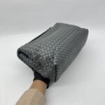 Bottega Veneta Olimpia Medium Grey GHW