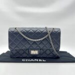Chanel 2,55 Reissue Flap 227 Calfskin Blue RHW