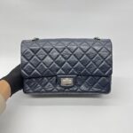 Chanel 2,55 Reissue Flap 227 Calfskin Blue RHW