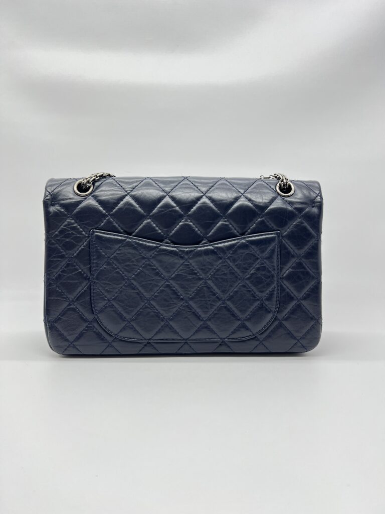 Chanel 2,55 Reissue Flap 227 Calfskin Blue RHW