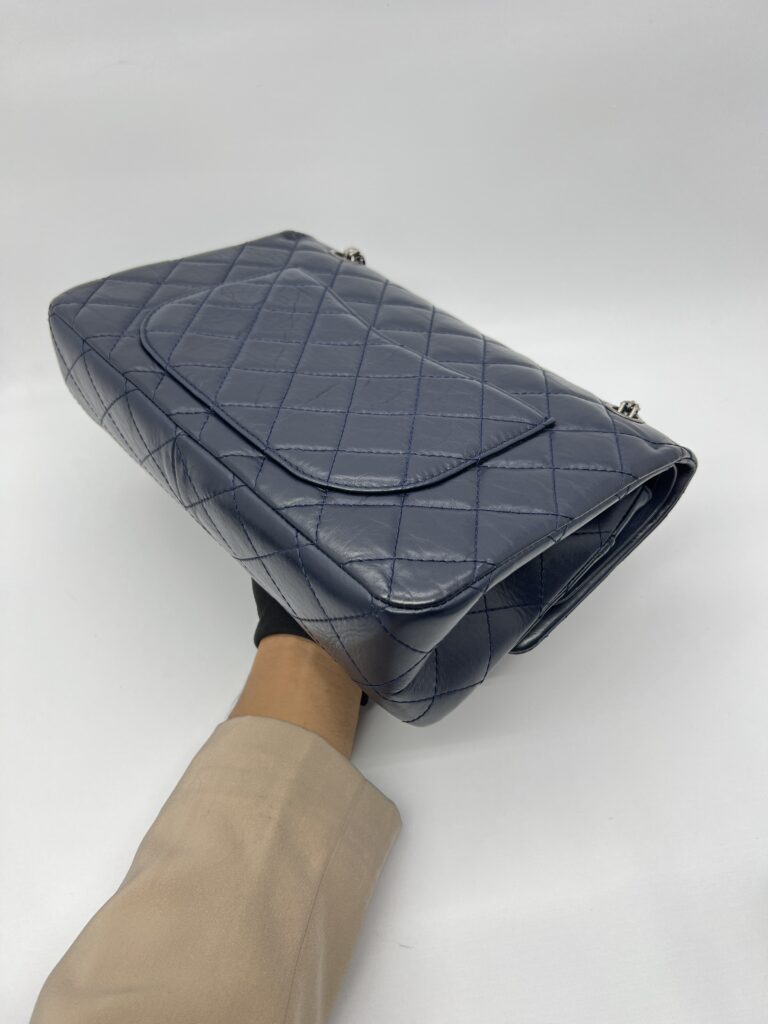 Chanel 2,55 Reissue Flap 227 Calfskin Blue RHW