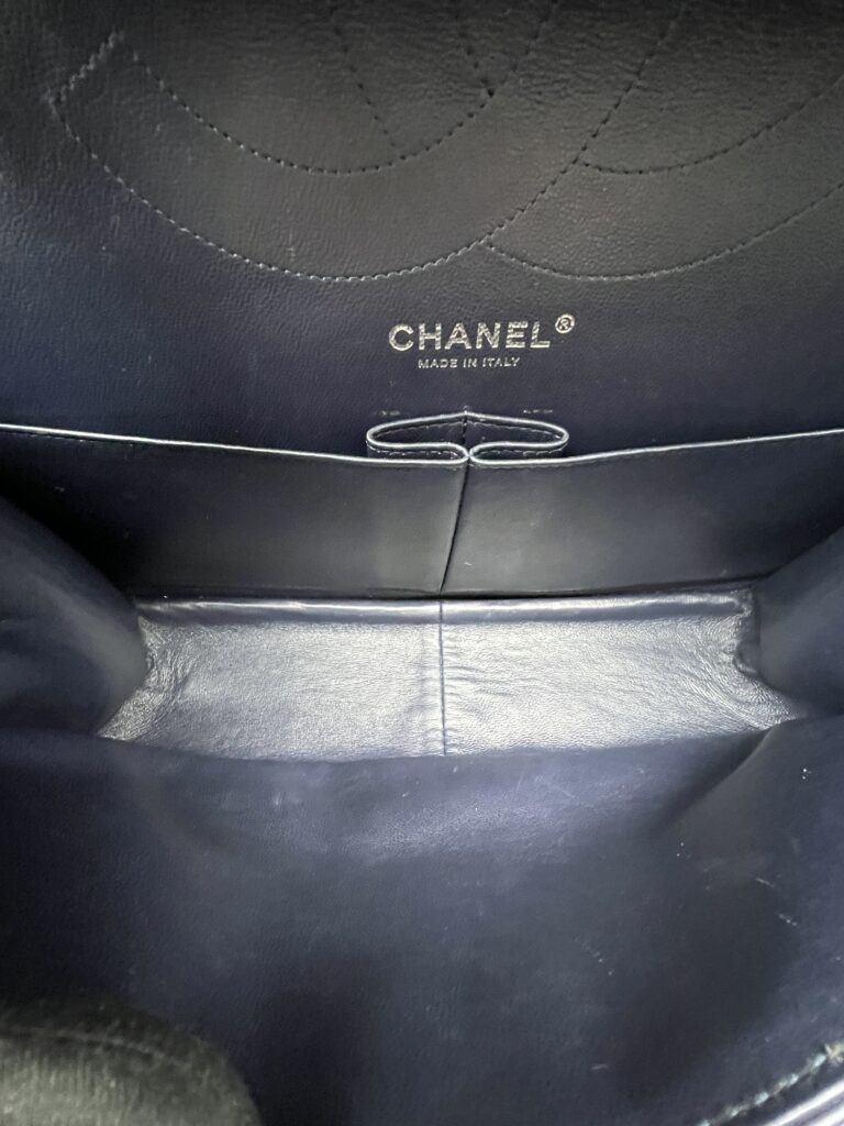 Chanel 2,55 Reissue Flap 227 Calfskin Blue RHW