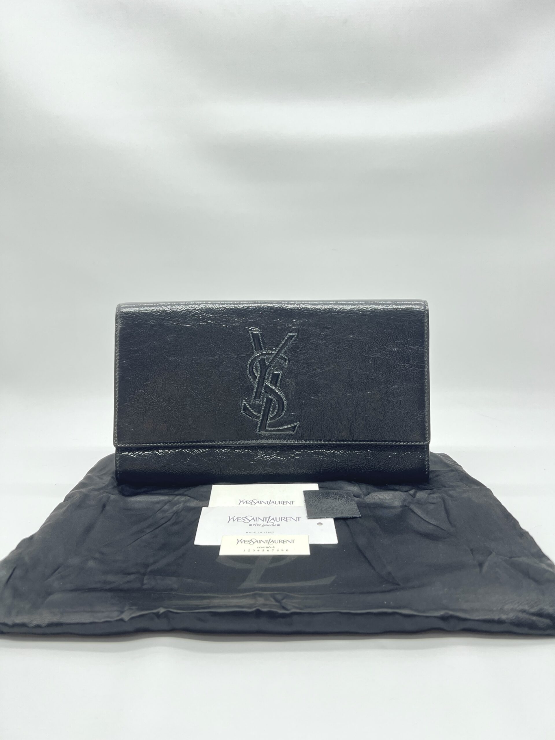 Saint Laurent Belle De Jour Patent Black