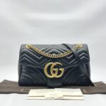 Gucci Medium Marmont Black GHW
